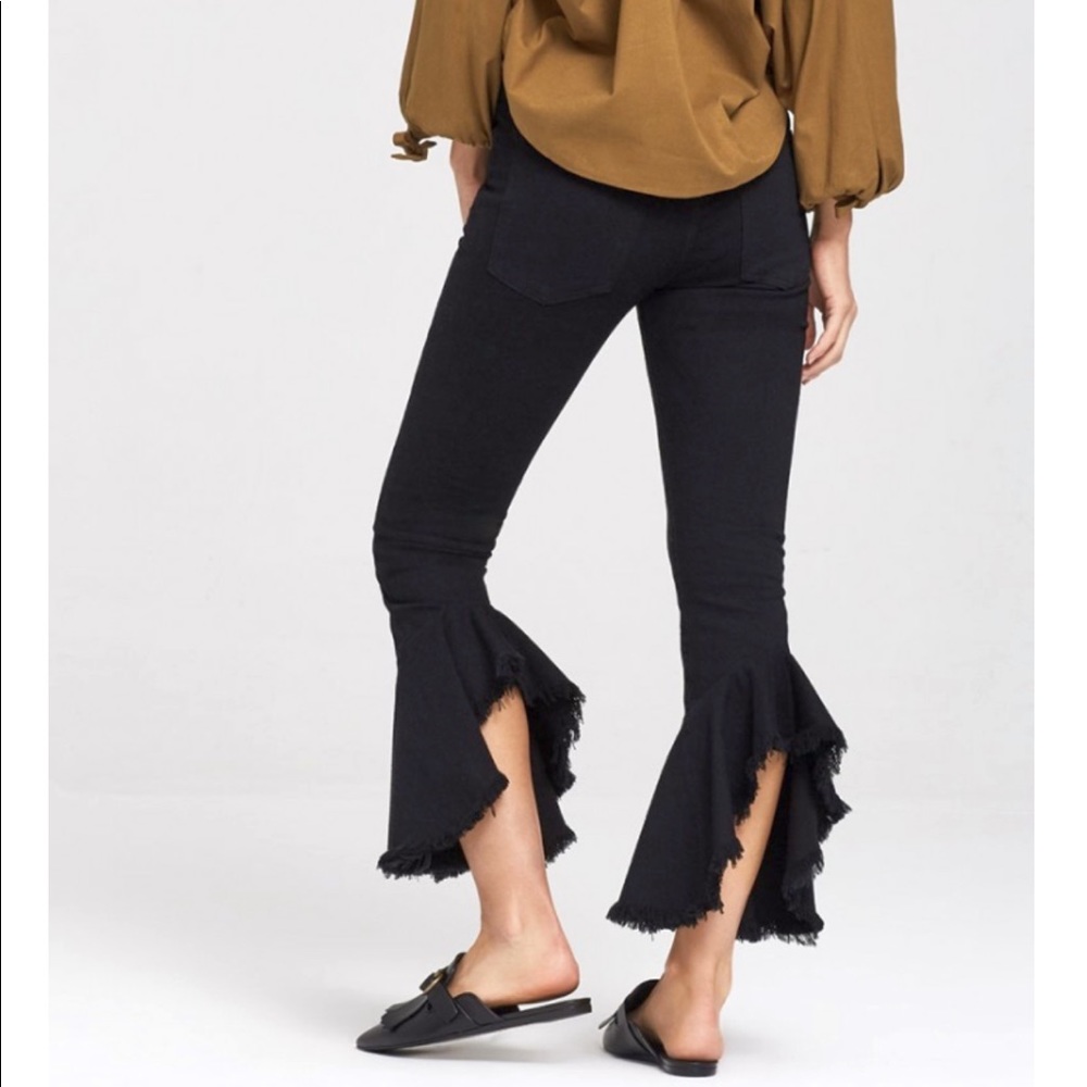 C of H Drew Flounce Jean Black 27 - Picture 3 of 12